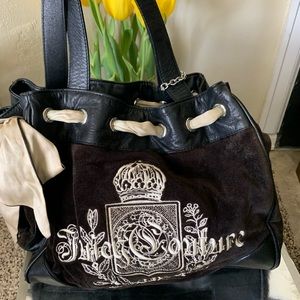 Juicy Couture velour daydreamer bag.